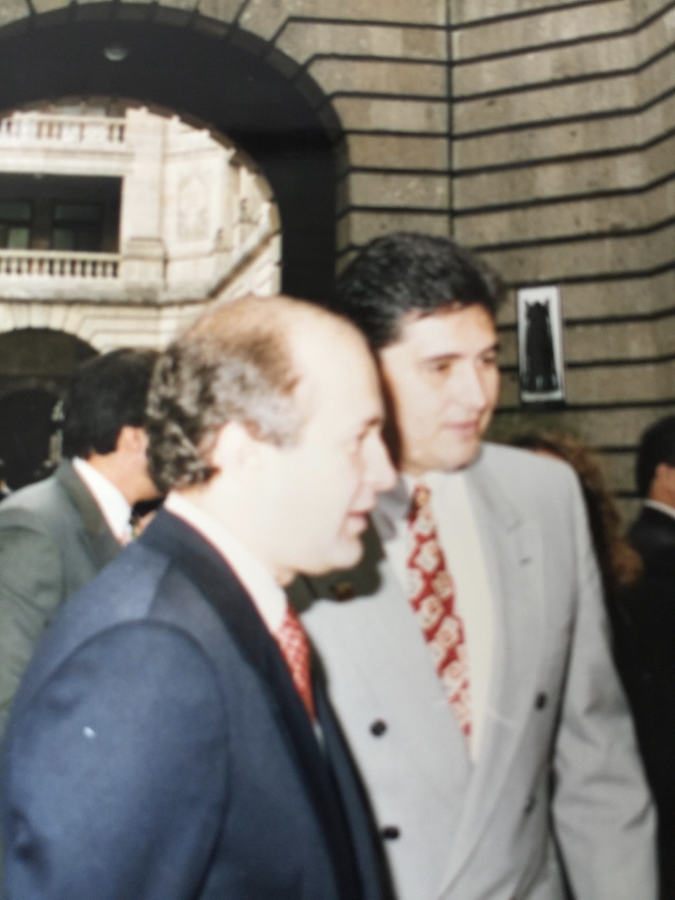 Con Benjamín González Roaro