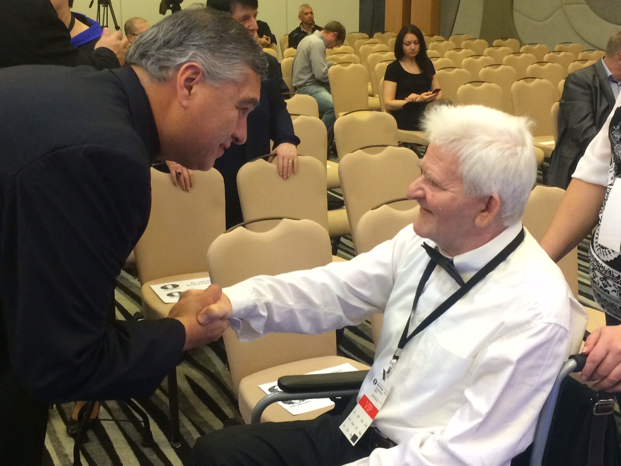 Con Boris Spassky