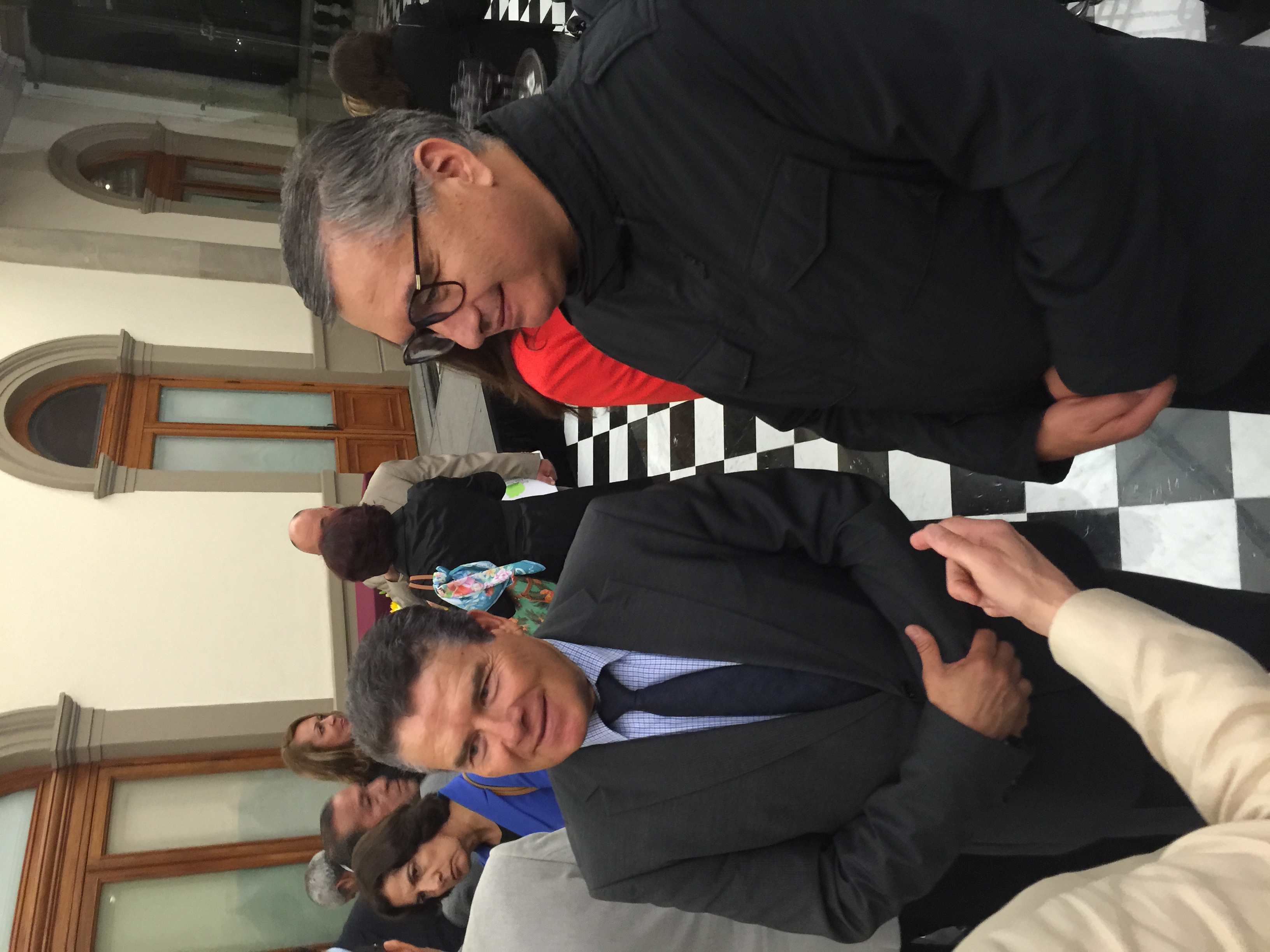 Con Juan Díaz