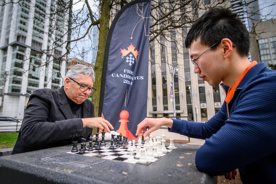 Jugando en Toronto